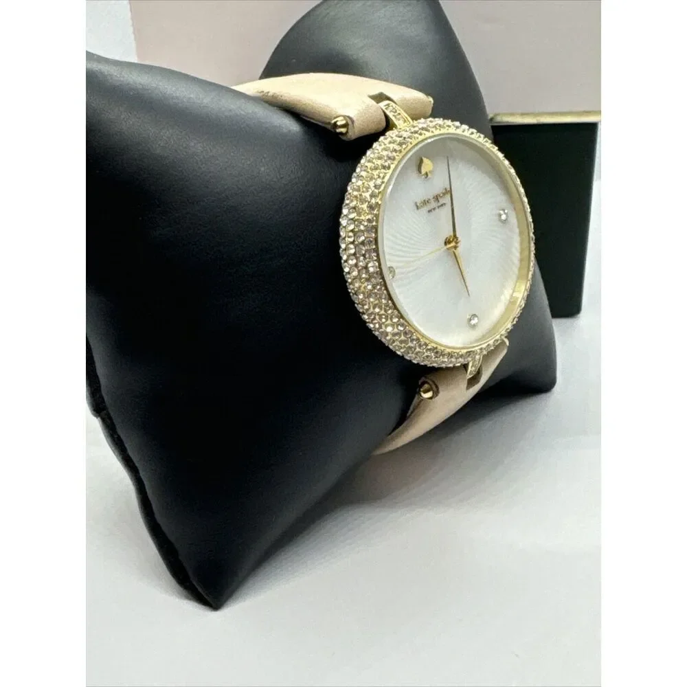 Kate Spade New York Eldridge KSW1013 Women's Leather Analog Dial Watch JNA153